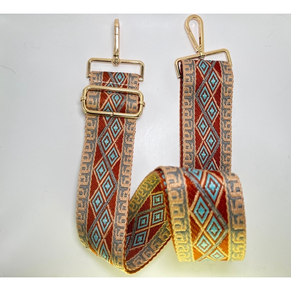 Orange/Brown Pair Adjustable Replacement Purse Cr… - image 3